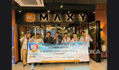 Mahasiswa Cyber University Perkuat Kompetensi AI Lewat Company Visit ke MAXY Academy